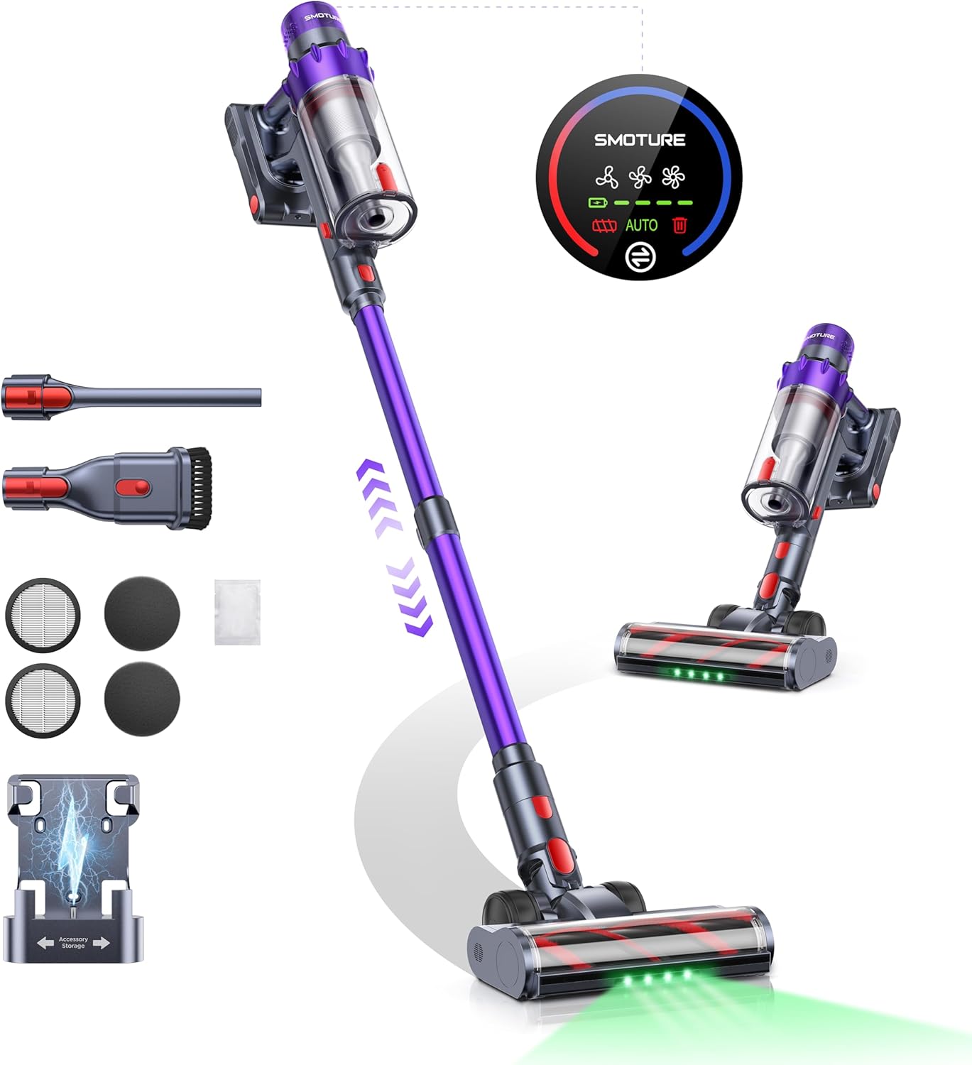SMOTURE Cordless Vacuum Cleaner