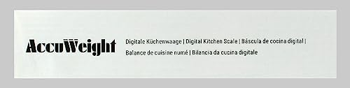 ACCUWEIGHT 201 Digital Kitchen Scales