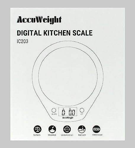 ACCUWEIGHT 201 Digital Kitchen Scales