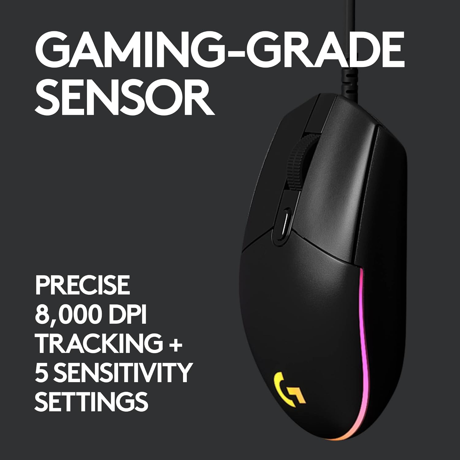 Logitech G203 LIGHTSYNC Gaming Mouse