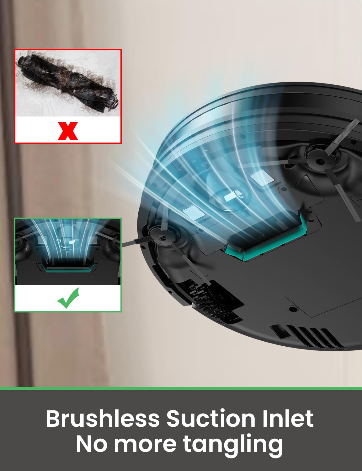 Vexilar Self-Emptying Robot Vacuum Cleaner with Mop