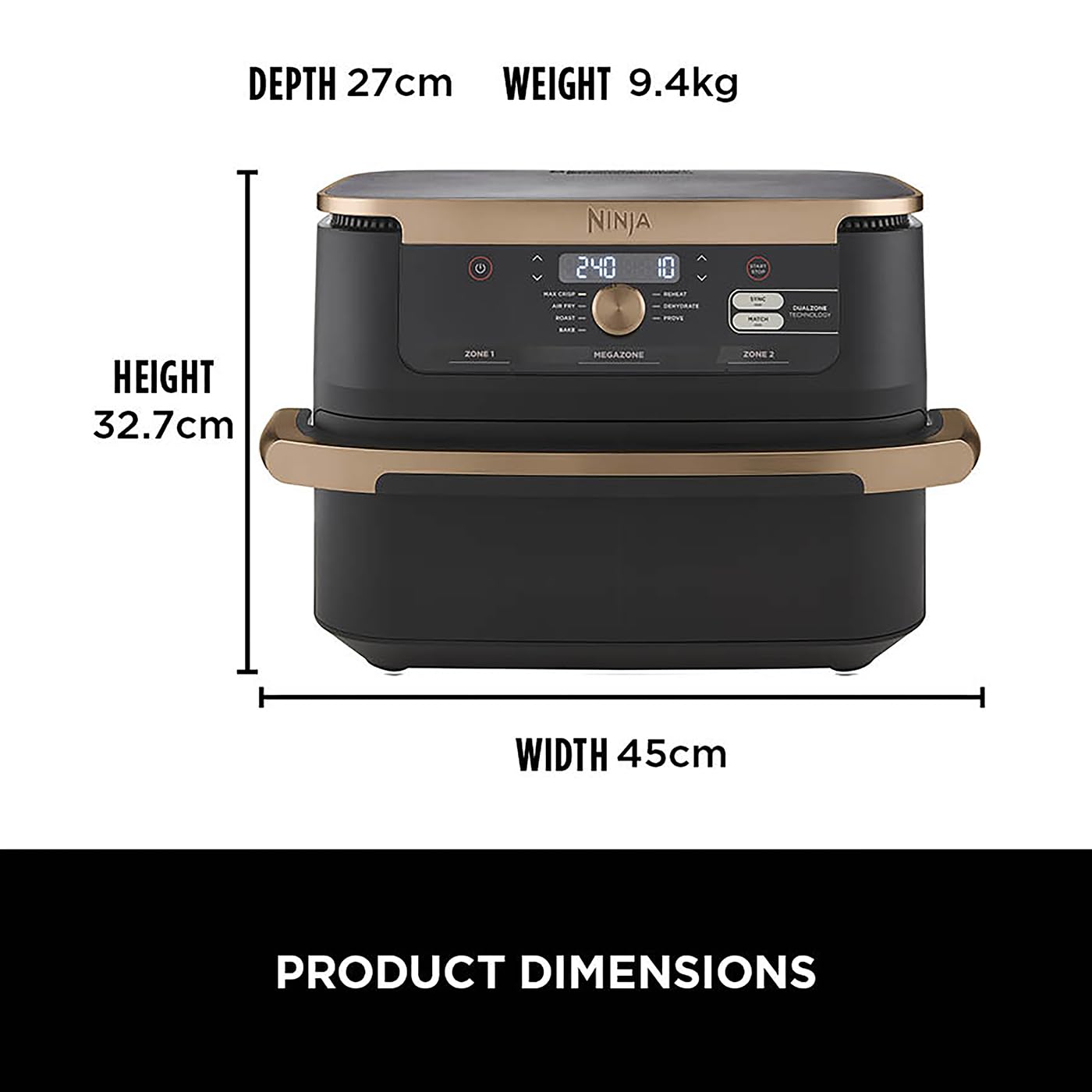 Ninja Foodi Dual Zone Digital Air Fryer