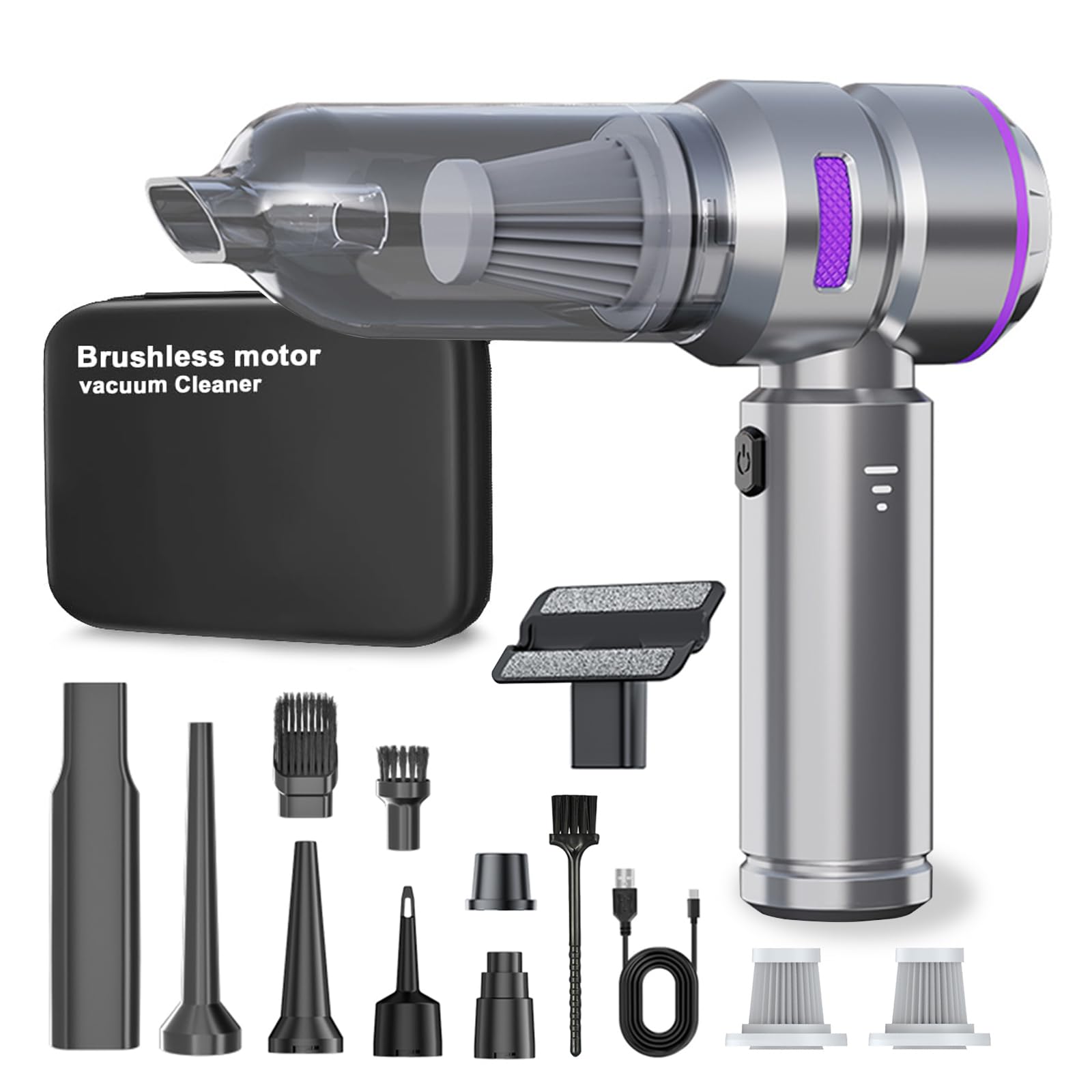 Lyiazsoy Car Vacuum Cleaner,22000PA High Power Mini Vacuum Cleaner