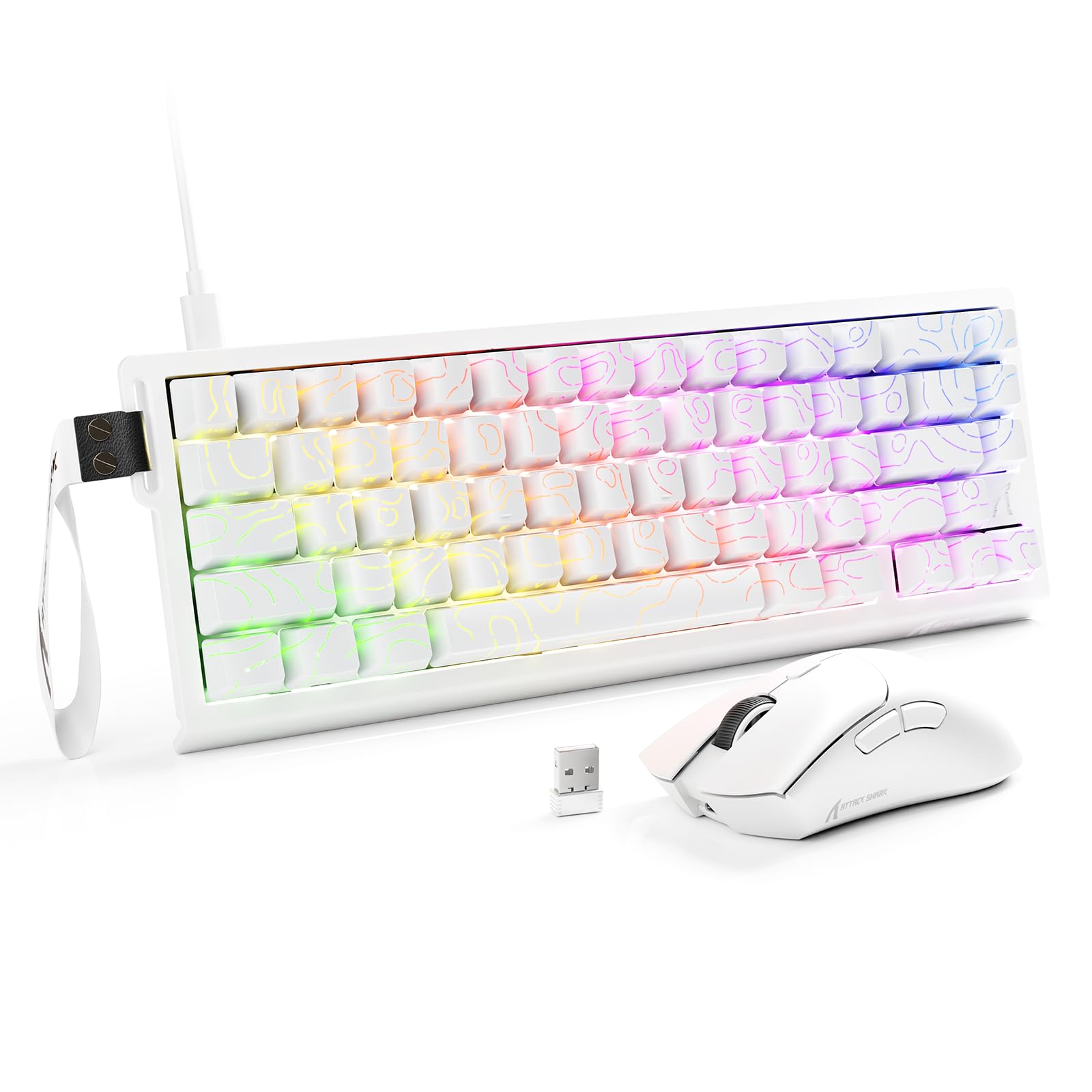 ATTACK SHARK X68 HE & R1 Gaming Keyboard