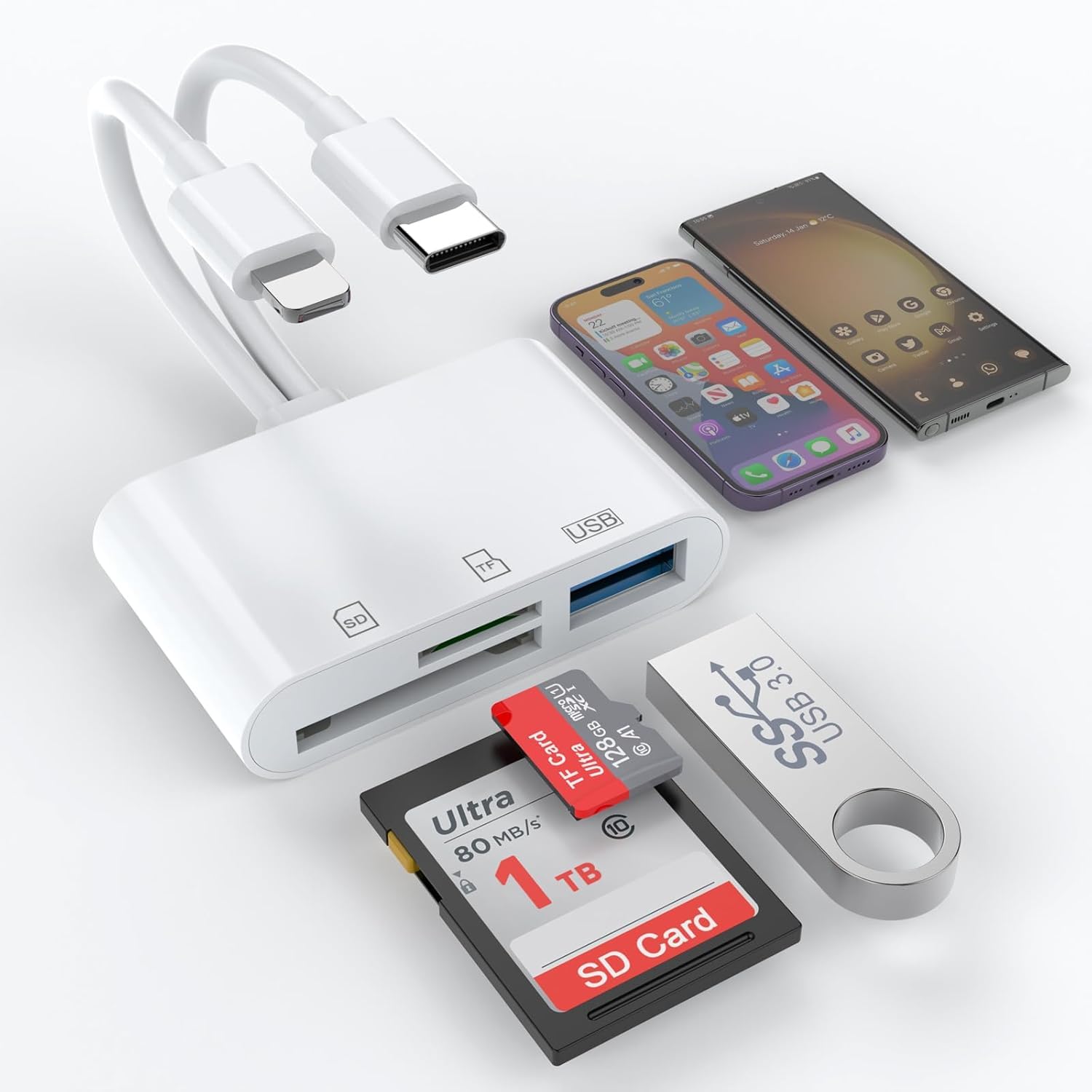 SD Card Reader for iPhone iPad