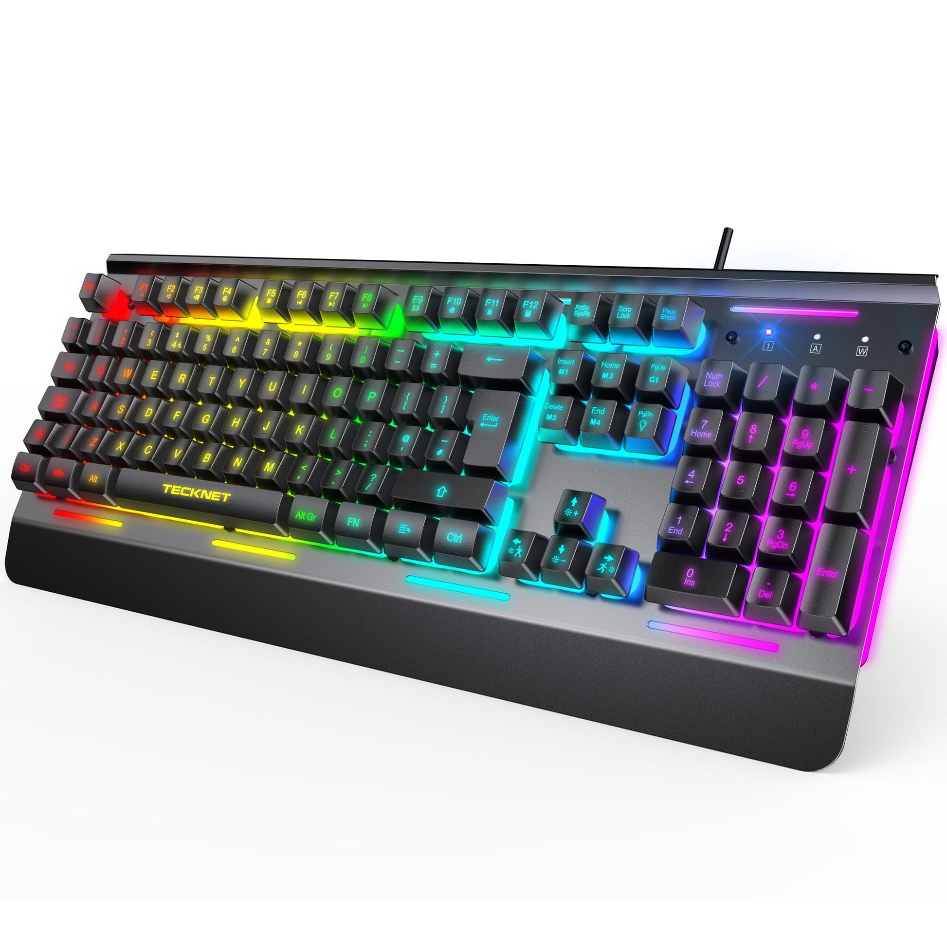 TECKNET RGB Gaming Keyboard UK Layout