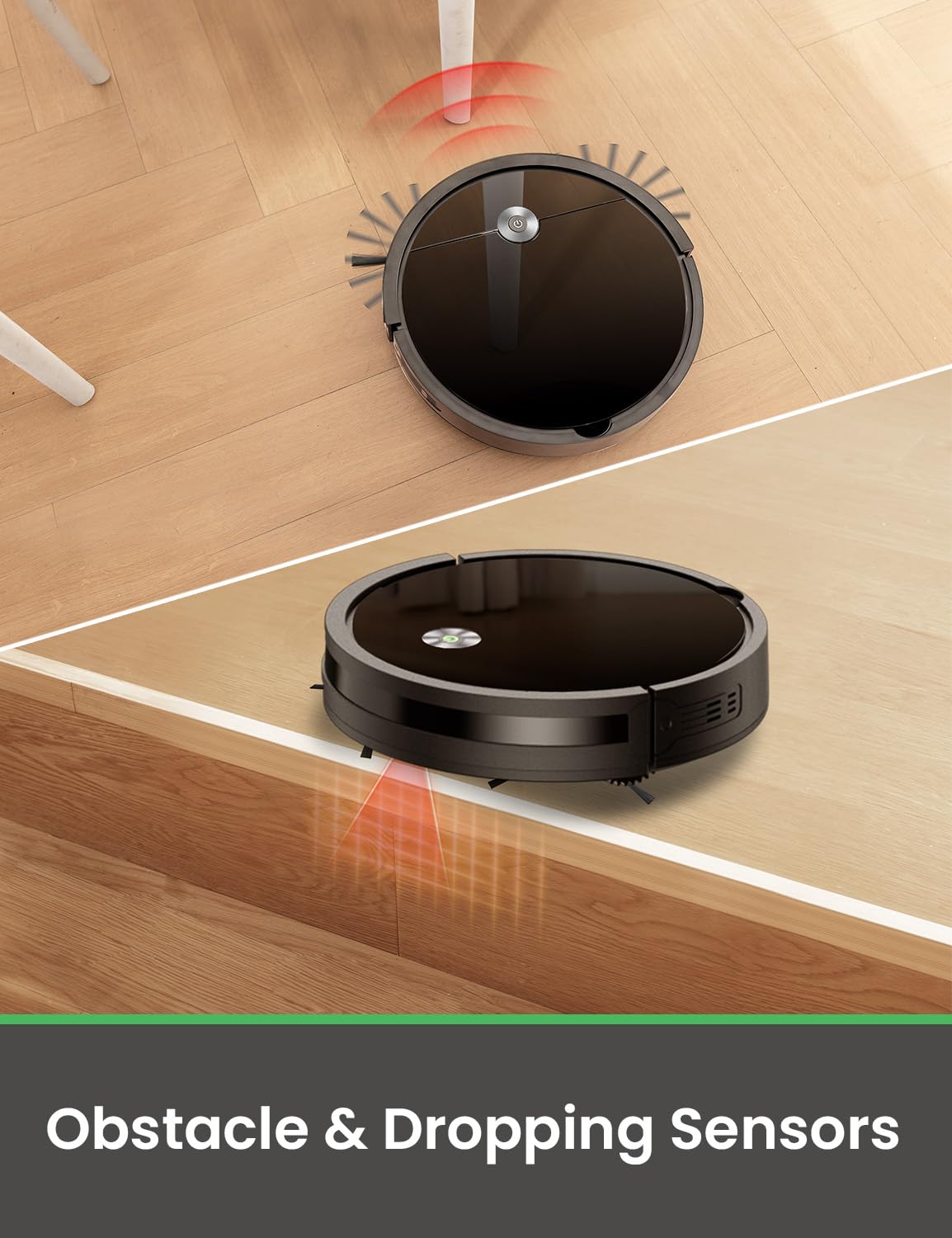 Vexilar Self-Emptying Robot Vacuum Cleaner with Mop