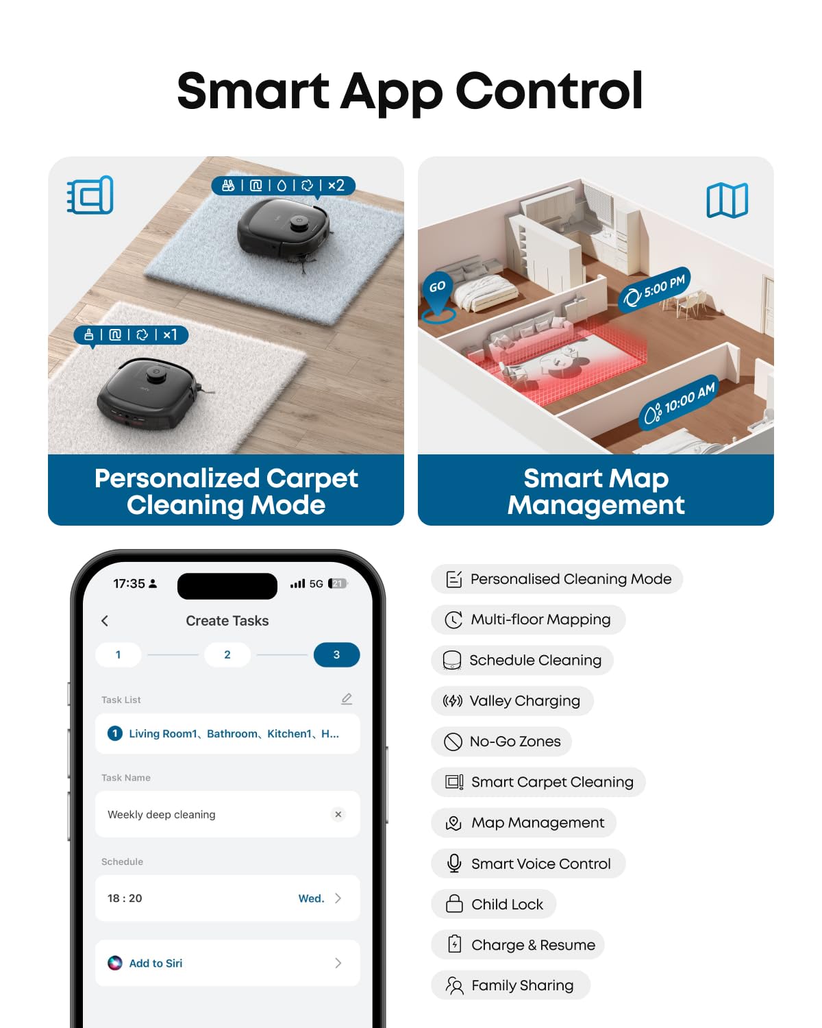 eufy Omni C20, Robot Vacuum Cleaner with Mop, All-in-One Station