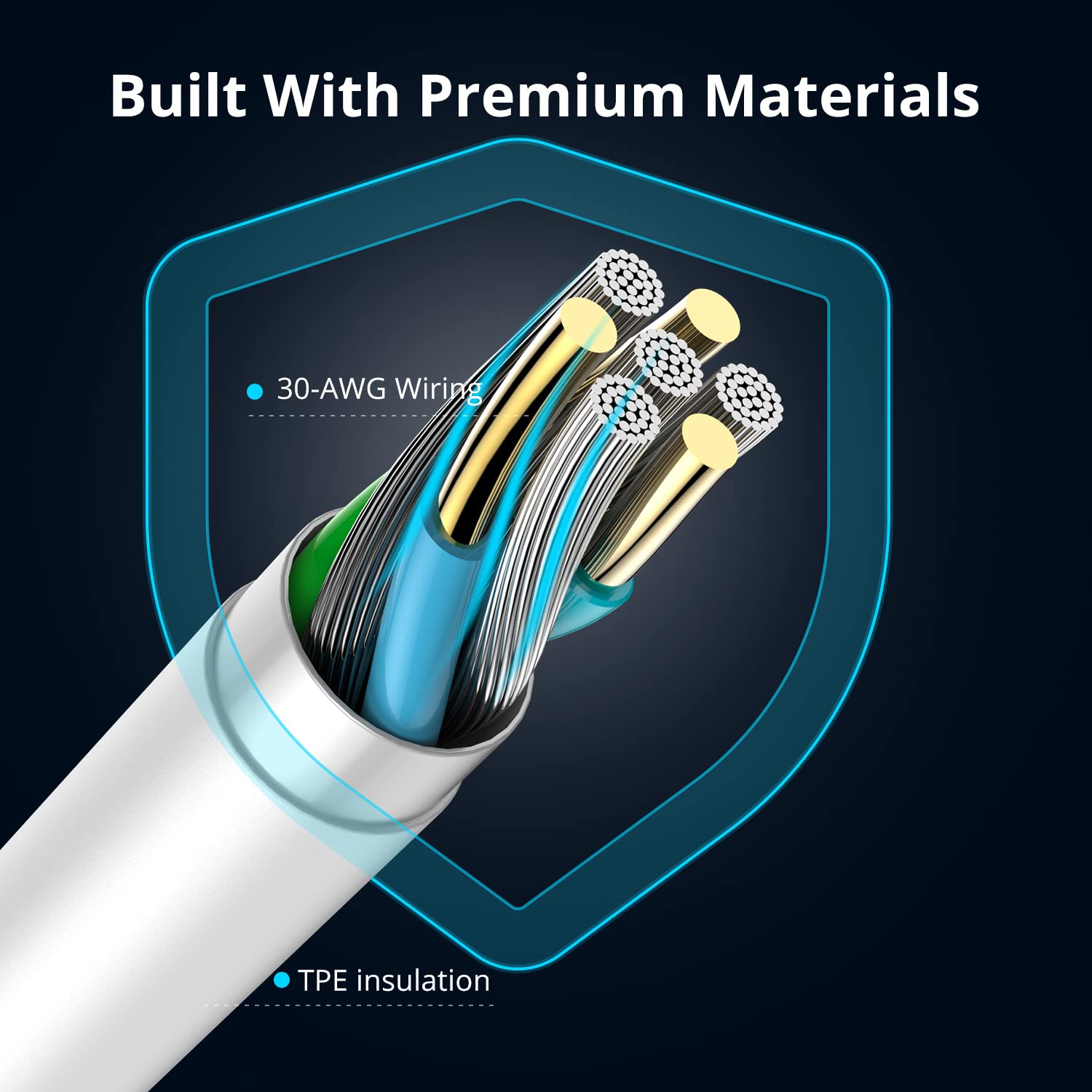 USB C to Lightning Cable 1M