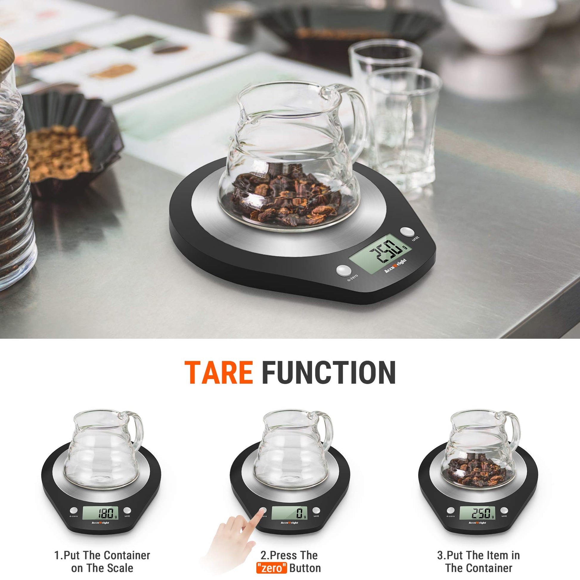 ACCUWEIGHT 201 Digital Kitchen Scales
