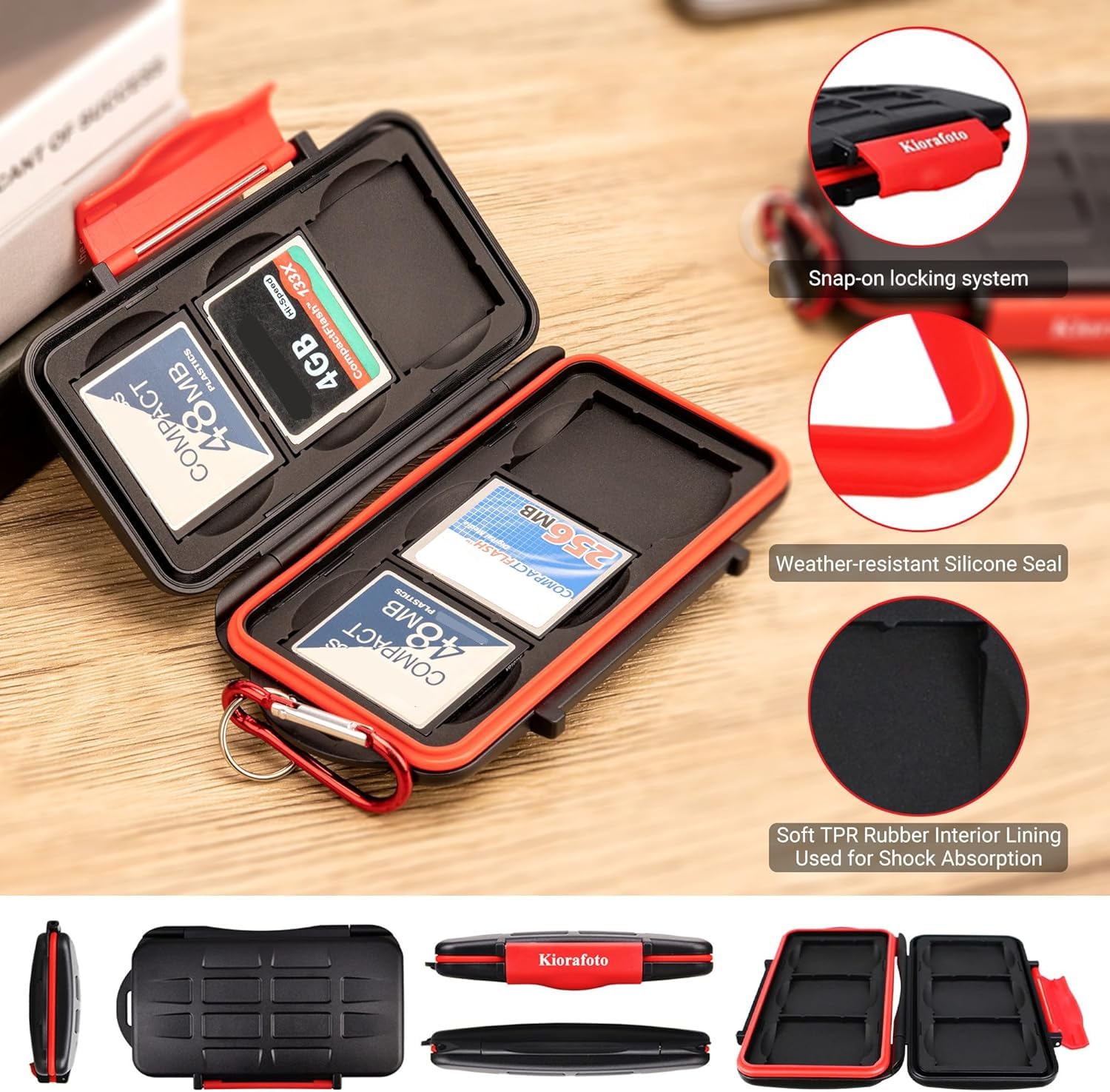 Kiorafoto Memory Card Case