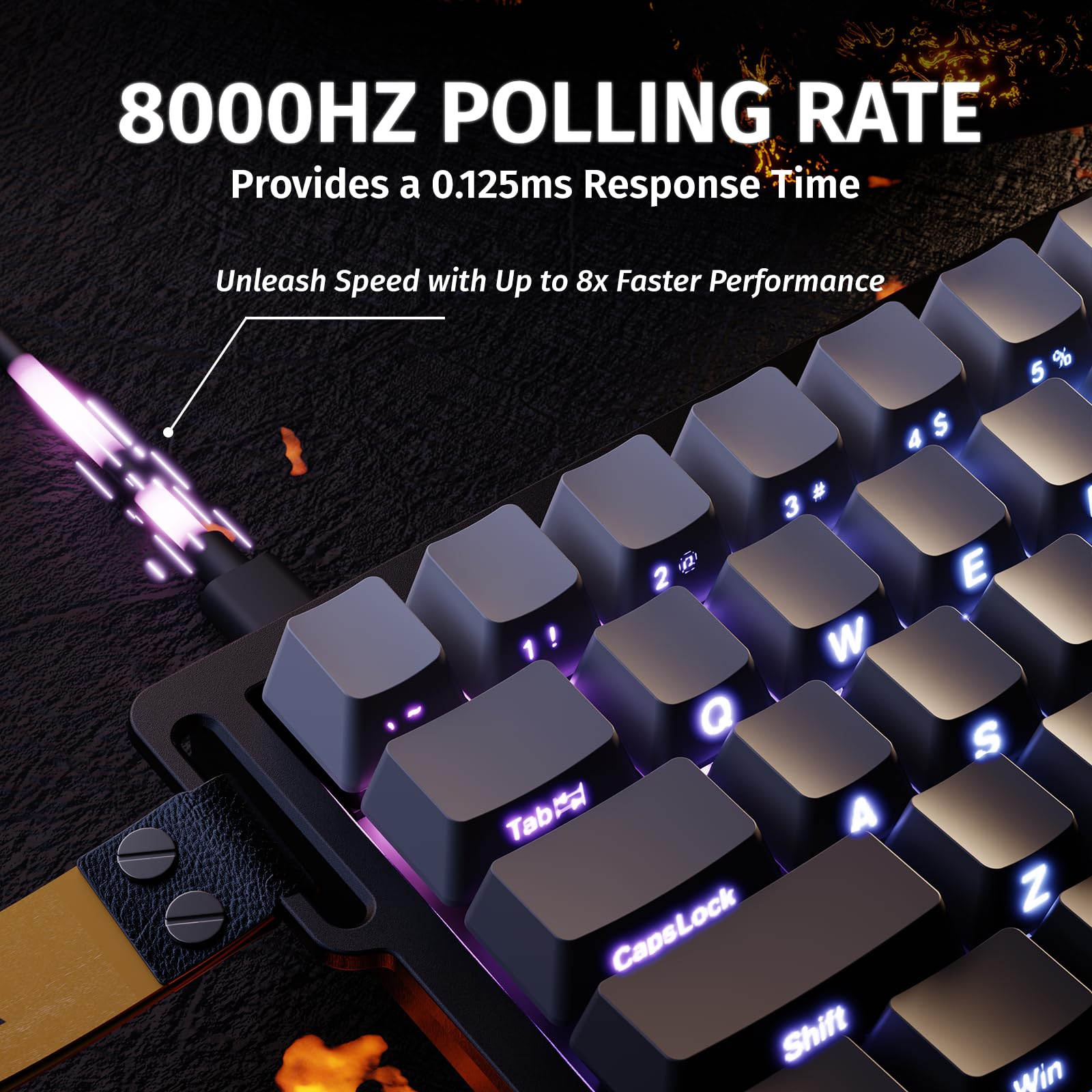 ATTACK SHARK X68 HE & R1 Gaming Keyboard
