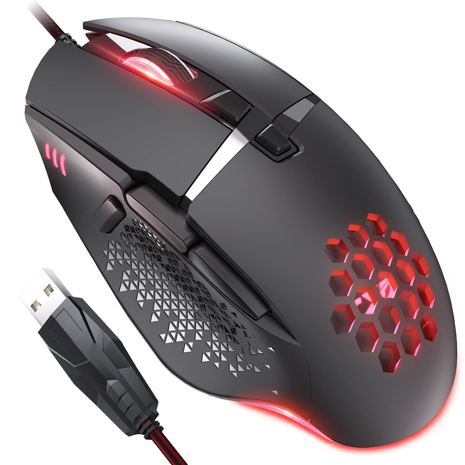 CYD C309 RGB Wired-Mouse for Laptop