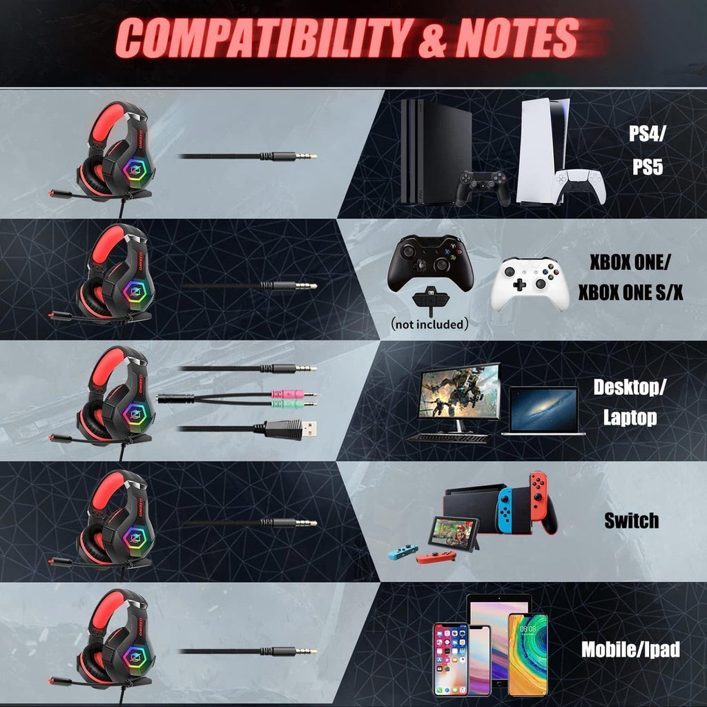 Gaming Headset Stereo Surround Sound Gaming