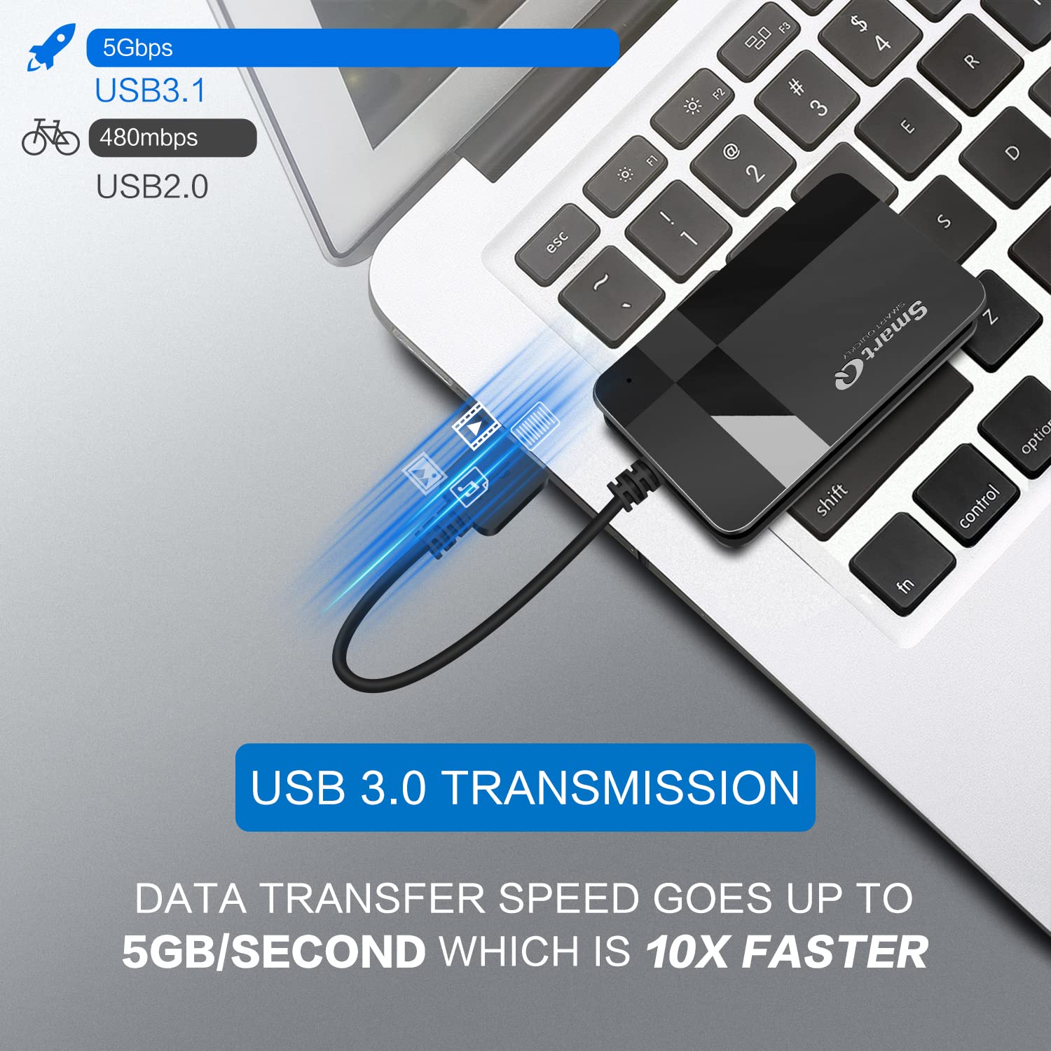 SmartQ C368 USB 3.0 SD Card Reader