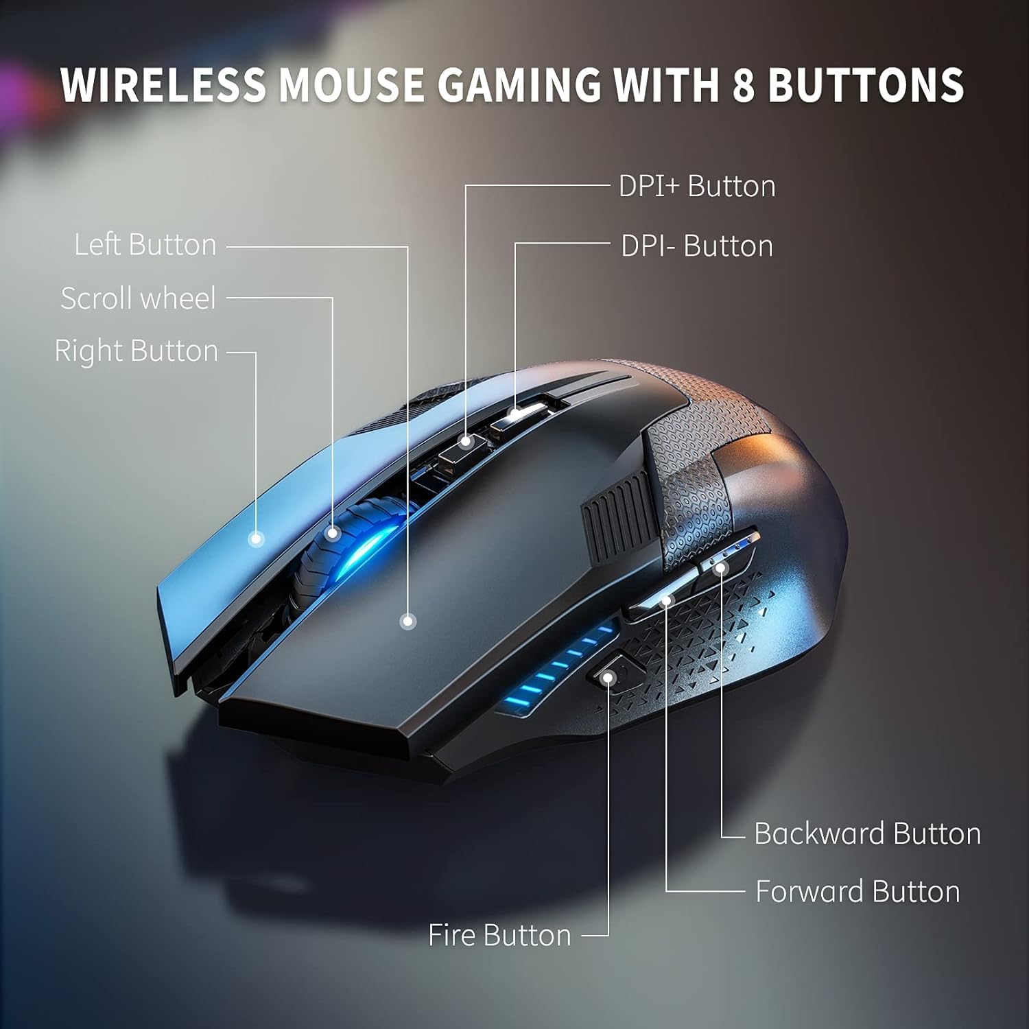 TECKNET Wireless Gaming Mouse