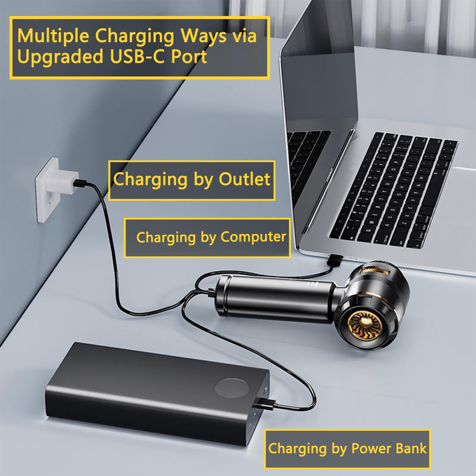 Lyiazsoy Car Vacuum Cleaner,22000PA High Power Mini Vacuum Cleaner