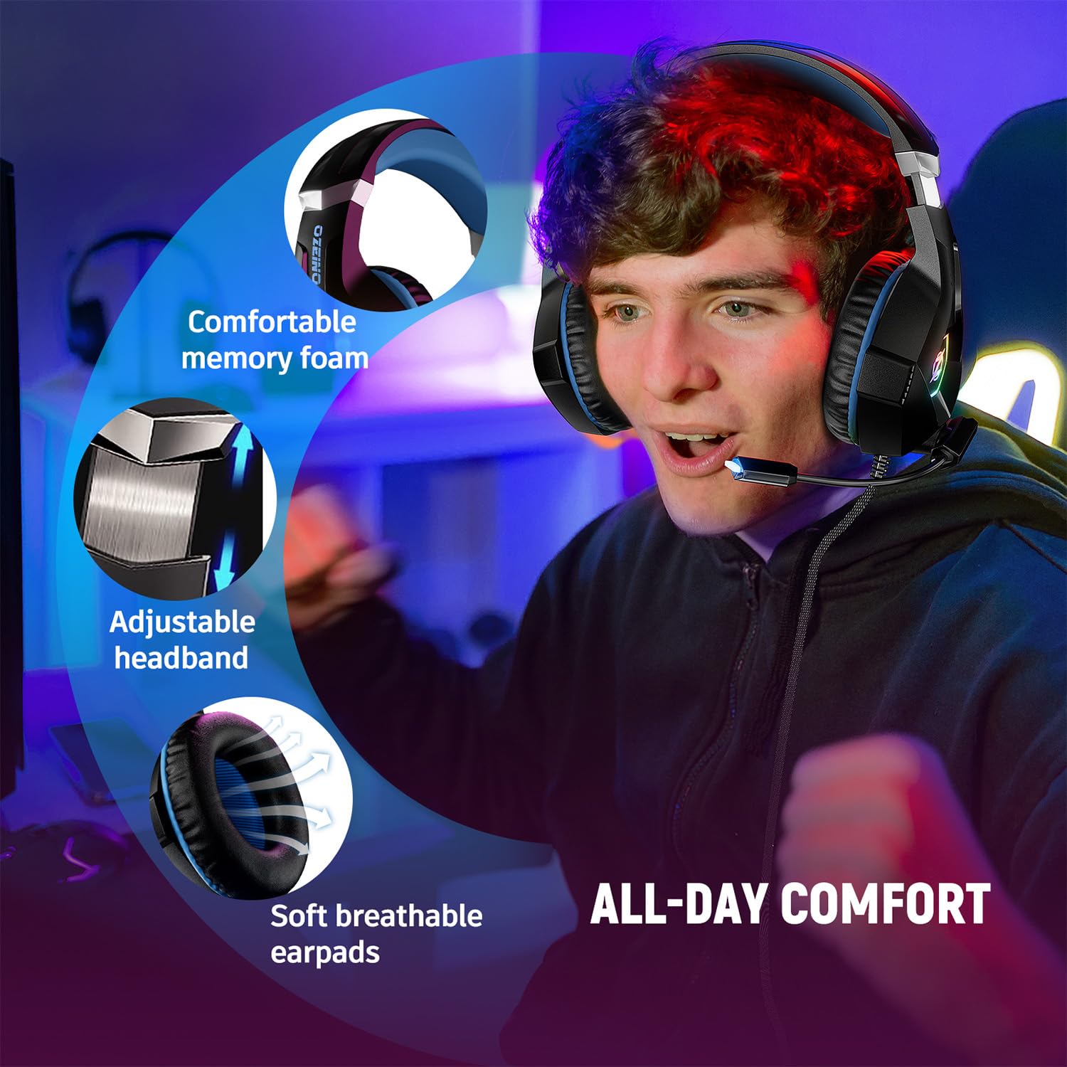 Gaming Headset Stereo Surround Sound Gaming
