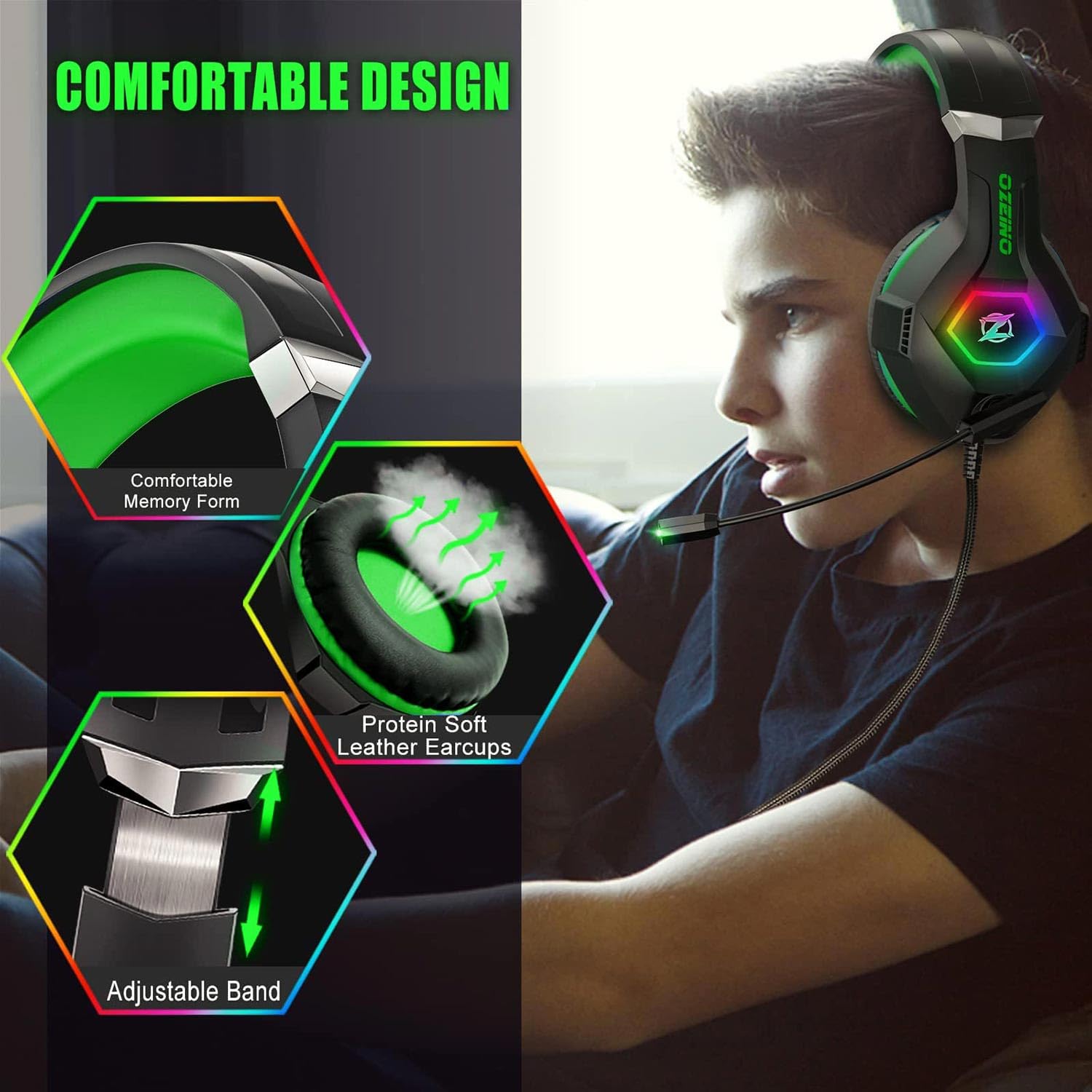 Gaming Headset Stereo Surround Sound Gaming