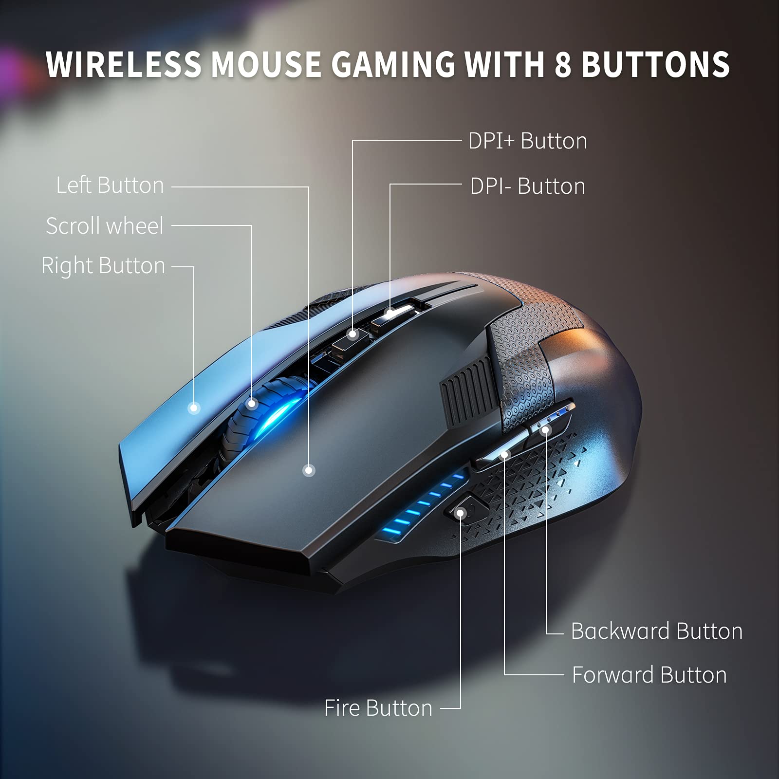 TECKNET Wireless Gaming Mouse