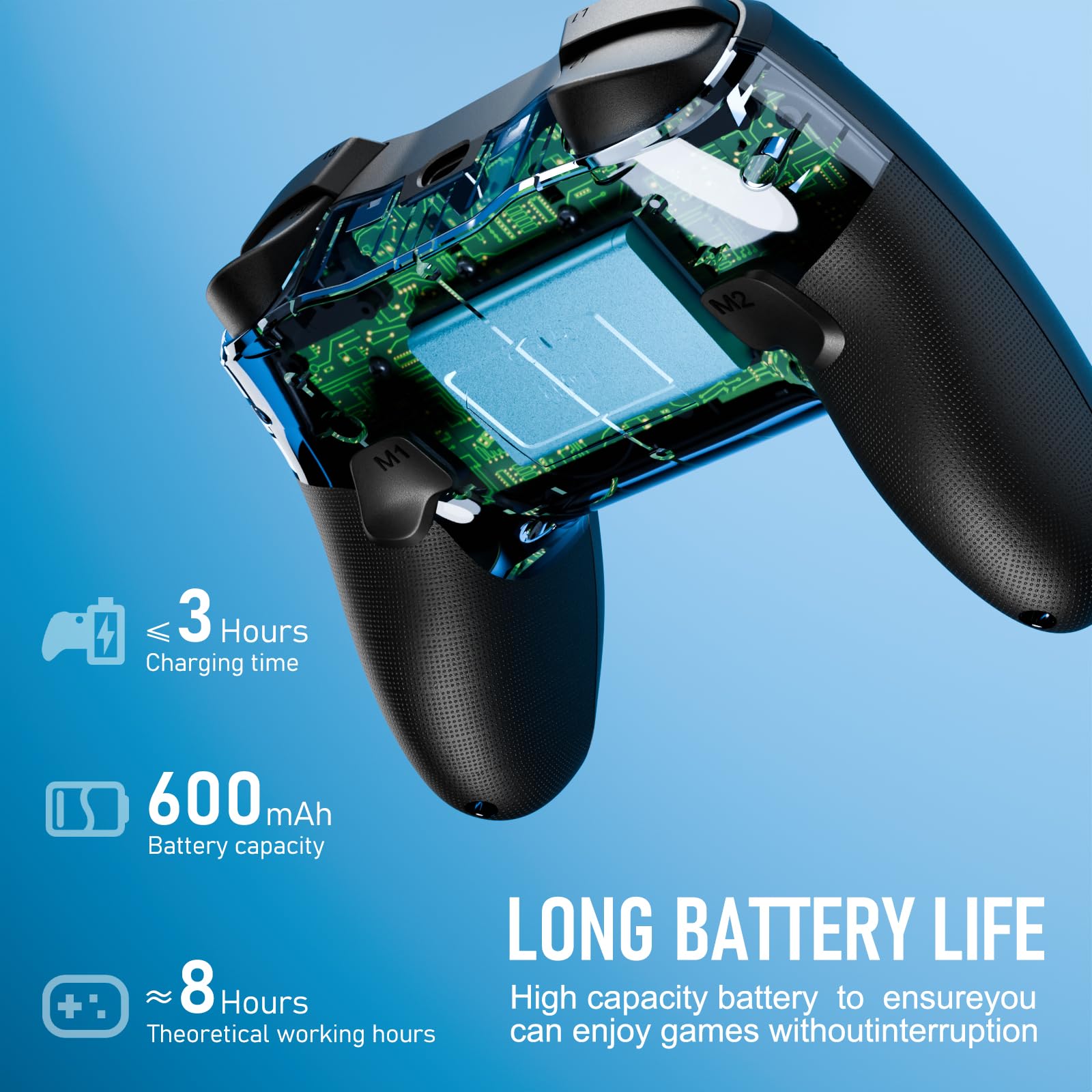 Diswoe Upgraded Wireless Controller