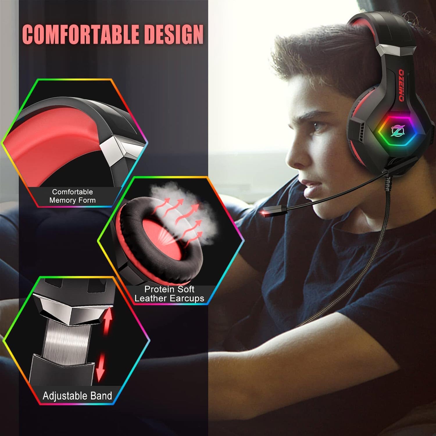 Gaming Headset Stereo Surround Sound Gaming