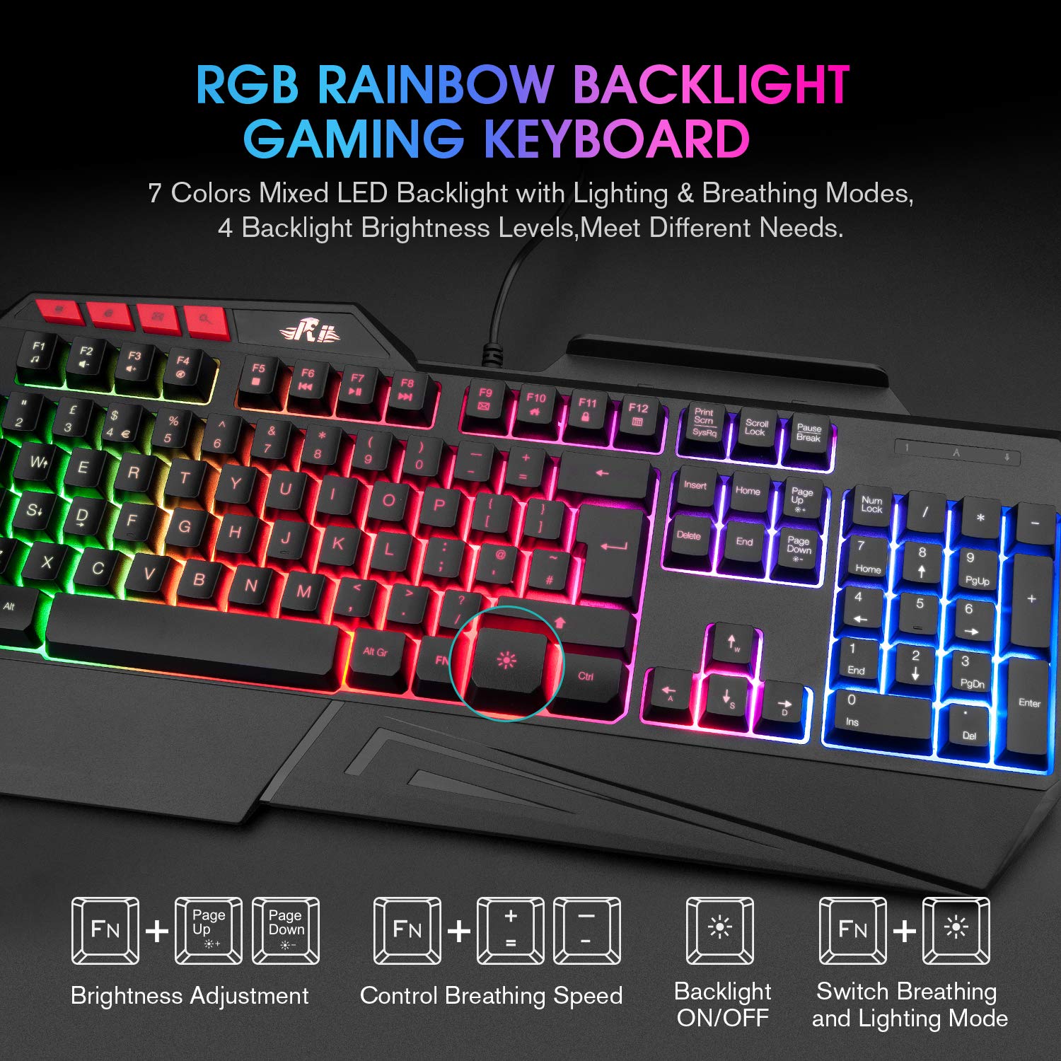 Rii RK202 Gaming Keyboard