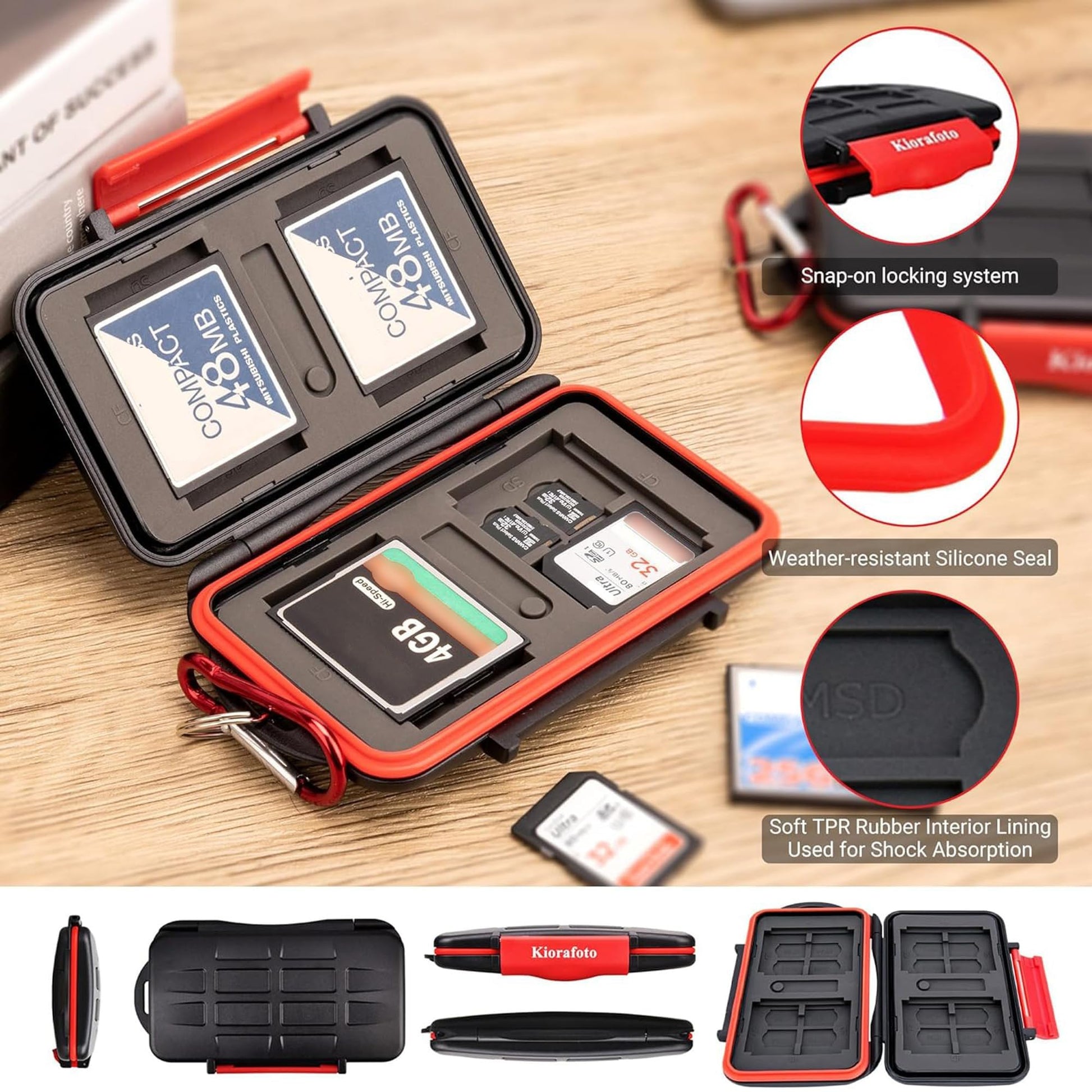 Kiorafoto Memory Card Case