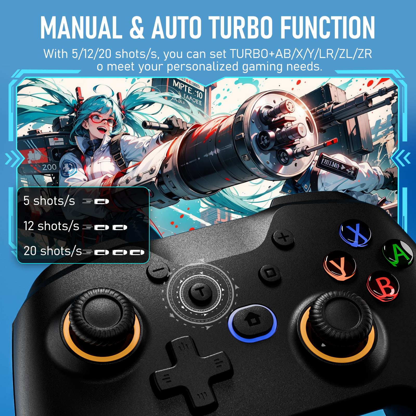 Diswoe Upgraded Wireless Controller