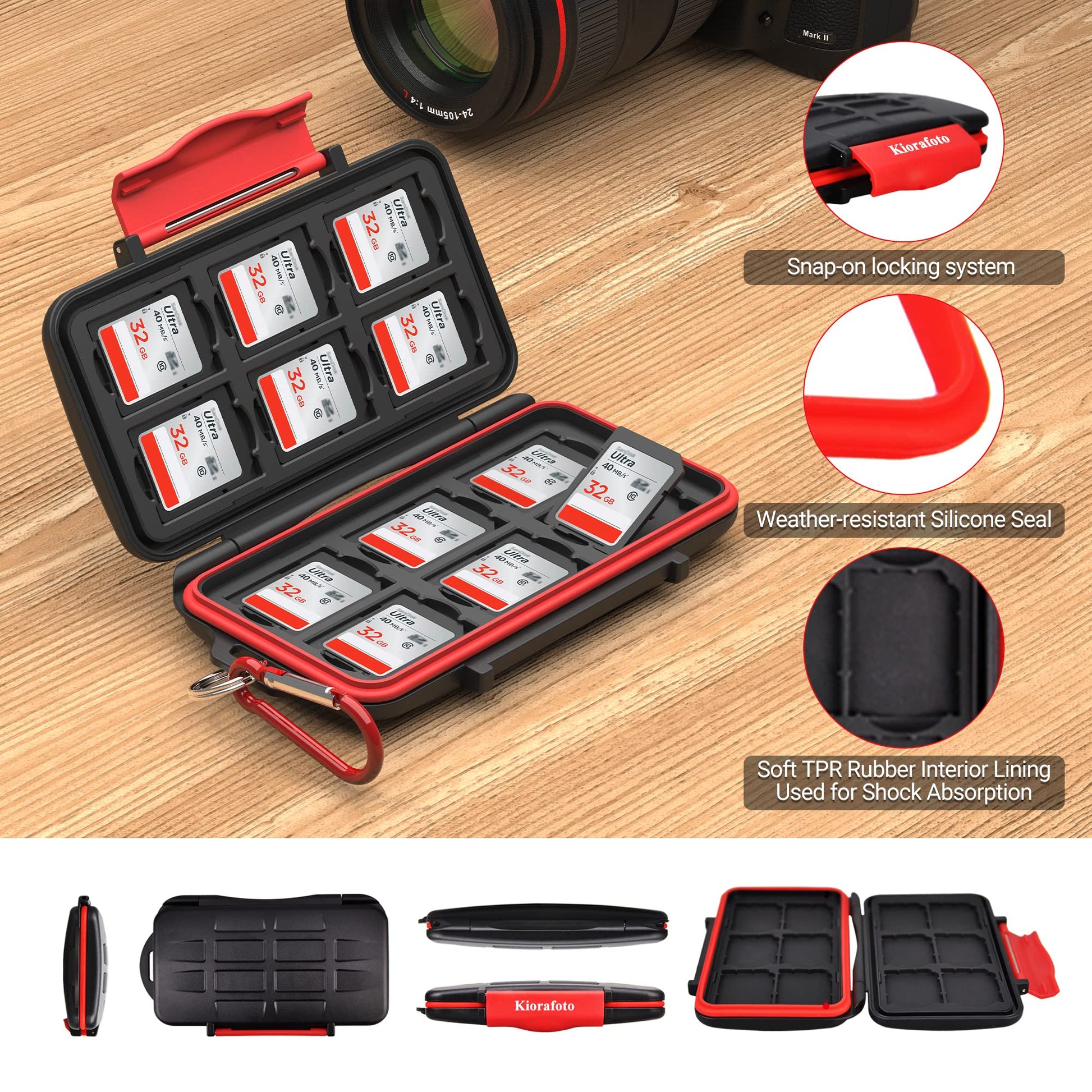 Kiorafoto Memory Card Case